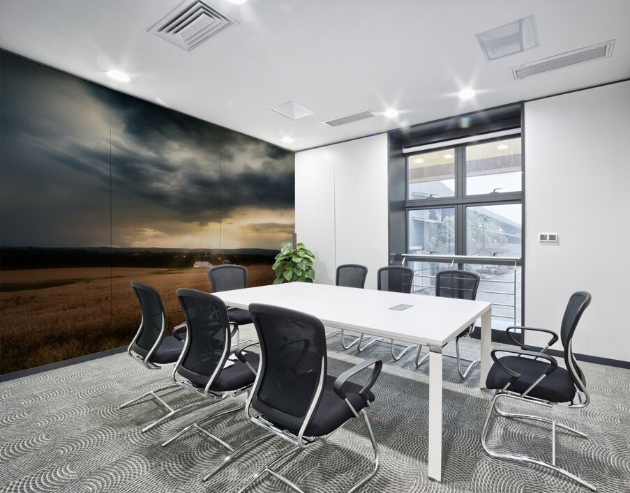 Farmland Sunset Wall Printing