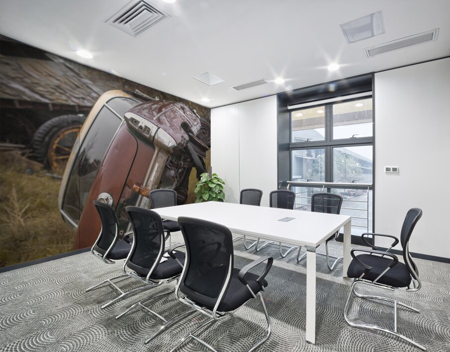 Rustic Relic - Nebraska Mercury Wall Printing