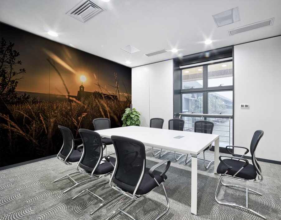 Bell Tower in Golden Repose Wall Printing