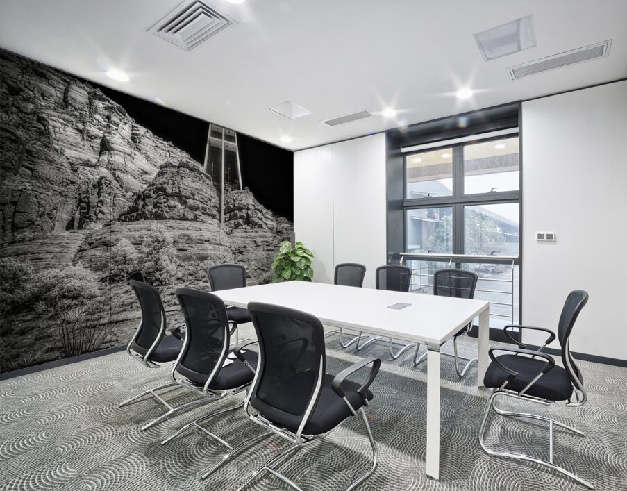 Surreal Stillness in Sacred Shadows Wall Printing