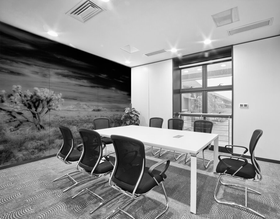 Textured Realms of Silence and Cloud Wall Printing