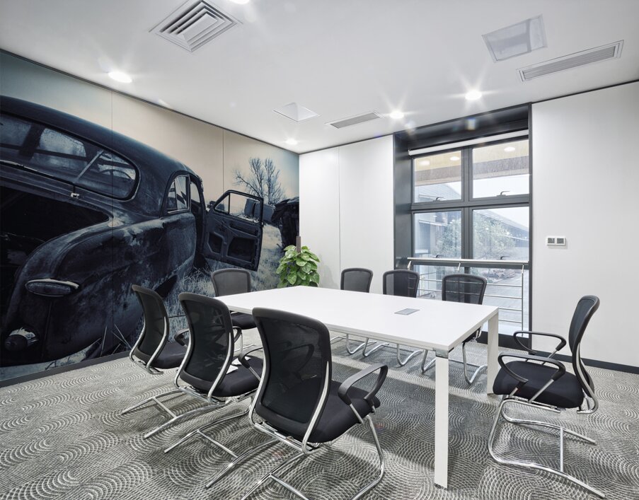 Rustic Relic   Rusted Open Door Wall Printing