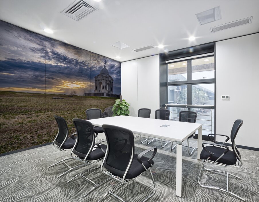 Pennsylvania Monument Sunset Wall Printing