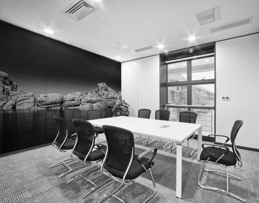 Mystical Moments: Sylvan Lake Infrared Rocks Wall Printing