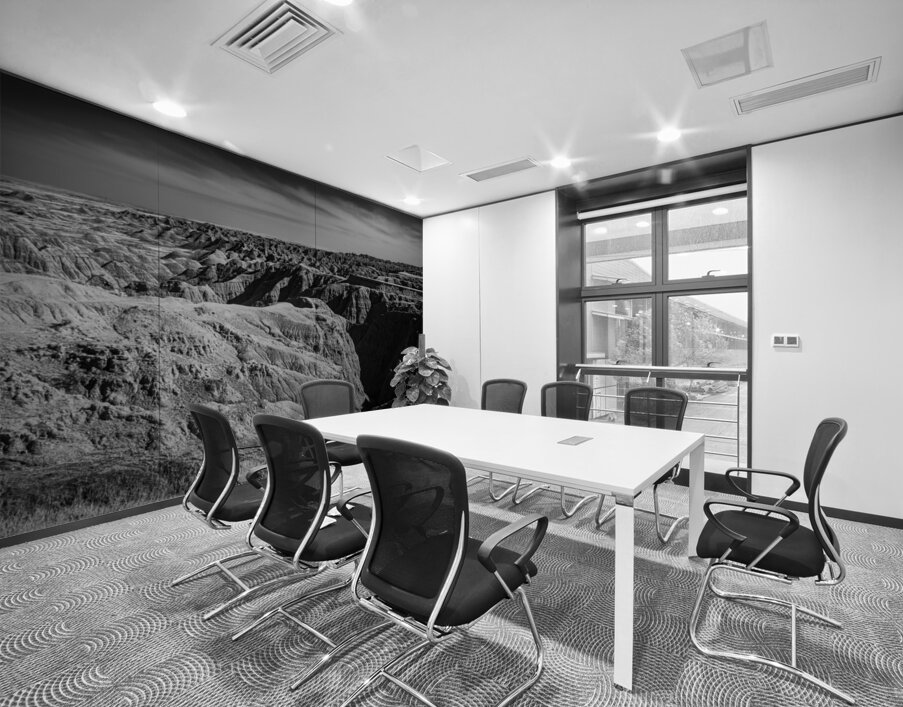 Shadows of the Earth: Rugged Elegance of the Badlands Wall Printing