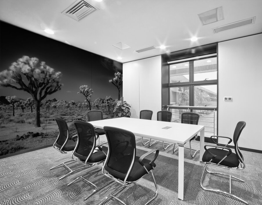 Ghostly Terrain Under Infinite Sky Wall Printing