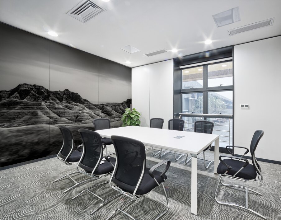 Shadows of the Earth: A Badland Peaks Driveby Wall Printing