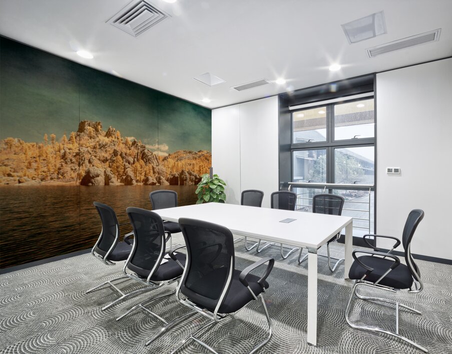 Sylvan Serenity: A Panoramic Odyssey at Custer State Park South Wall Printing