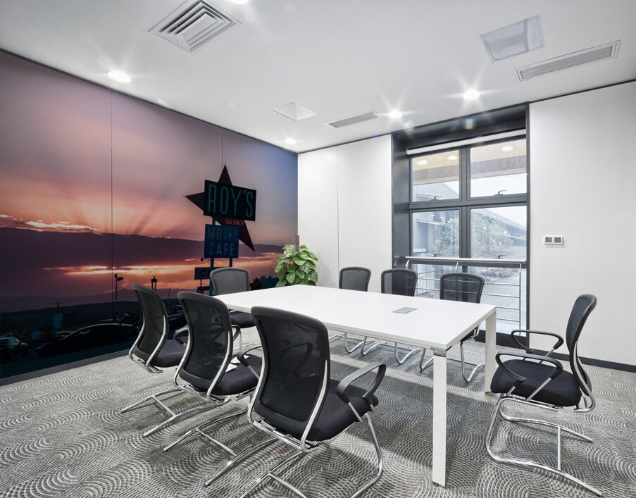 Neon Dreams on the Mother Road Wall Printing