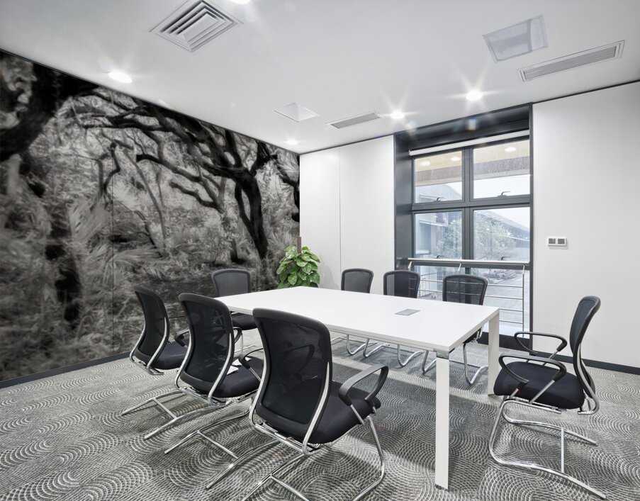 Twilight Reverie: Pathways in Shadow and Light Wall Printing