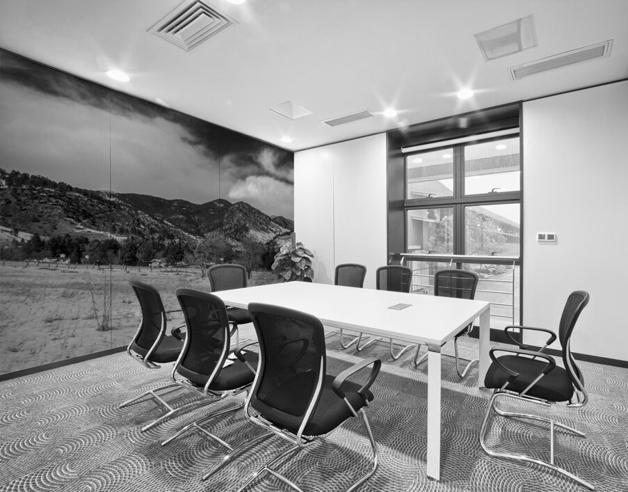 Chautauqua Chronicles: Exploring Chautauqua Flatirons in Monochrome Wall Printing