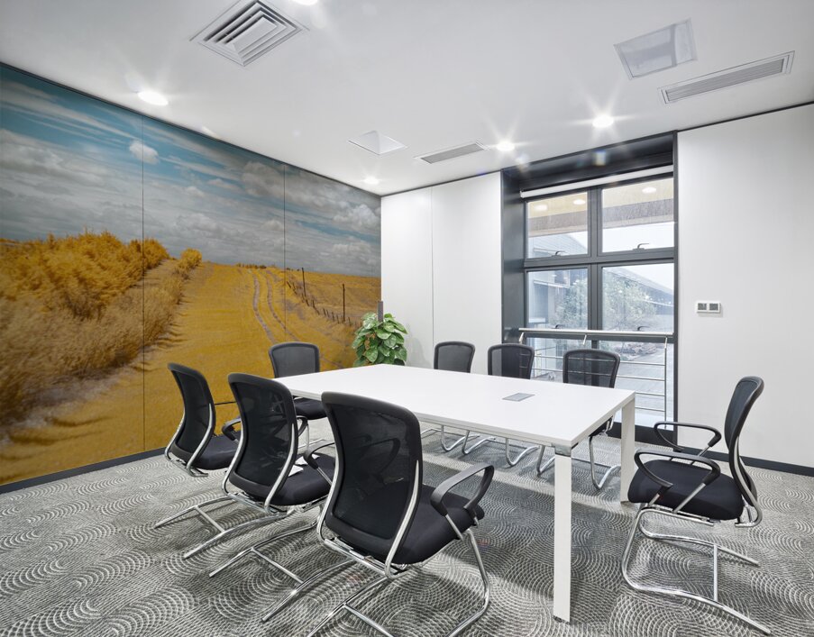 Nebraska Farm Lane - 3 Wall Printing