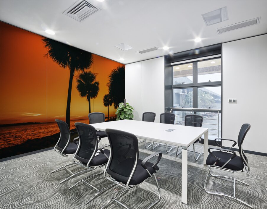 Sunset Stroll on Saint Simons Island Wall Printing