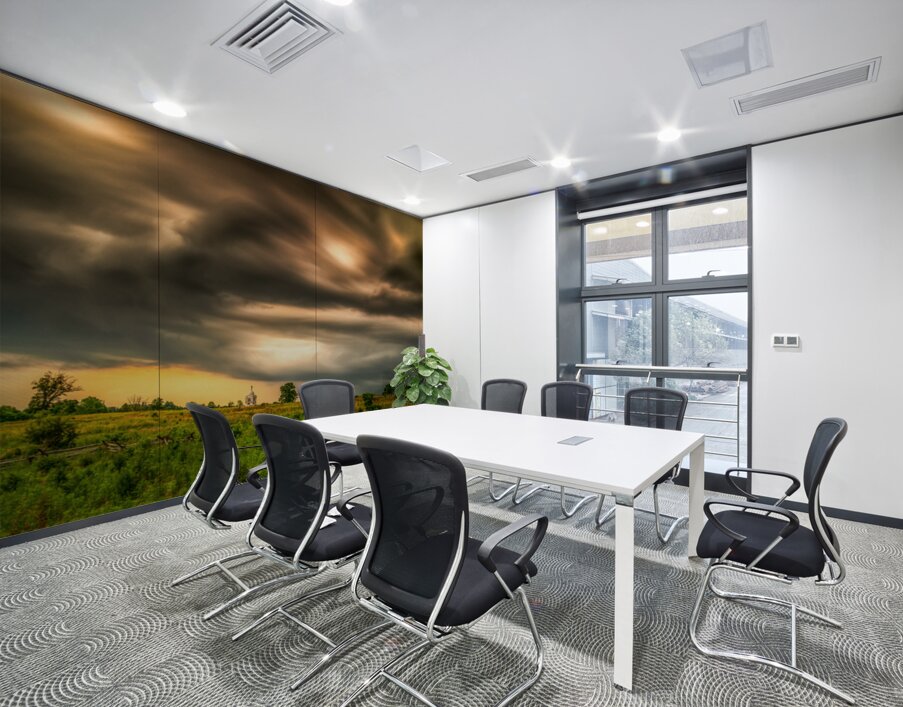 Storms Watch Over Valor Wall Printing