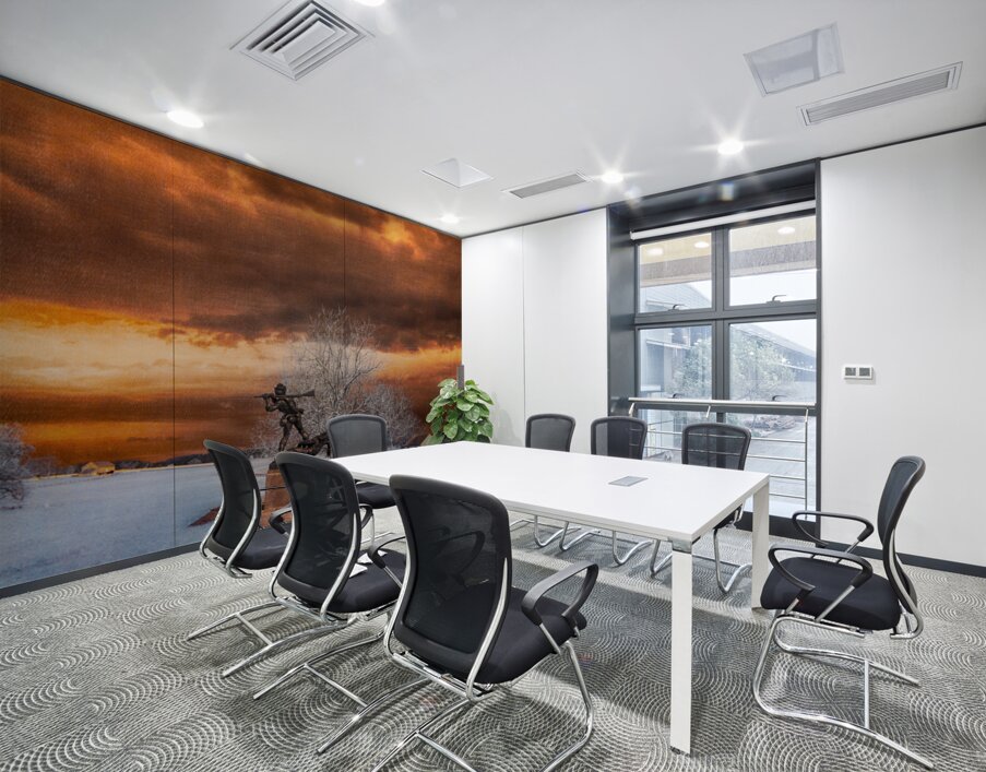 Stormy Determination: Mississippi Monument at Gettysburg Wall Printing