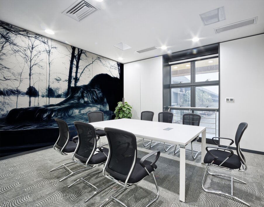 Guardian of Valor: The Irish Wolfhound Sculpture at Gettysburg Wall Printing