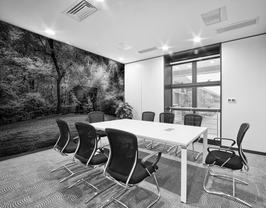 Woodlands Hidden Cabin Wall Printing