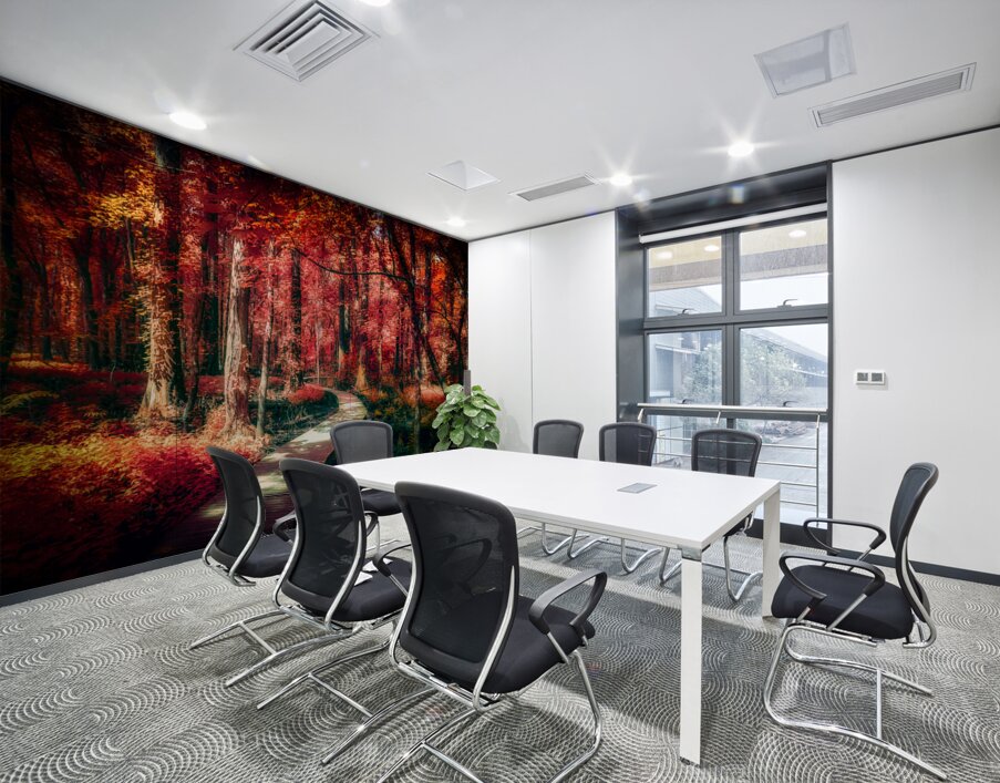 Red Swamp Walk Wall Printing