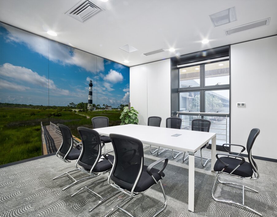 Whispers of Light: Bodie Island Walkway Wall Printing