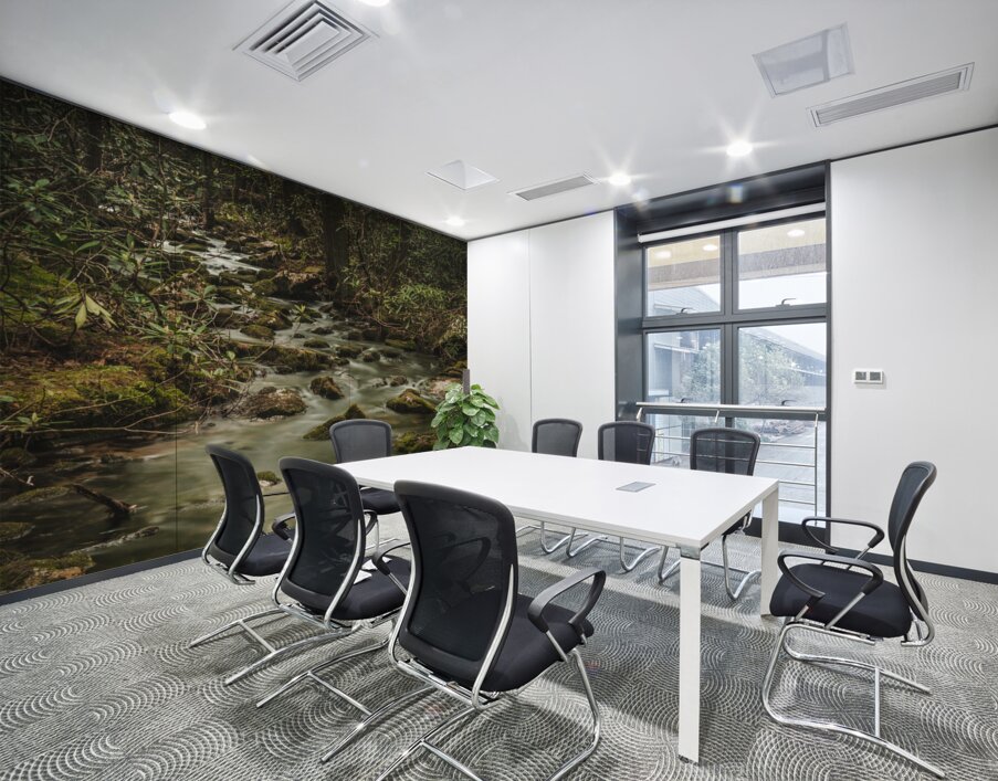 Mossy Rocks Wall Printing