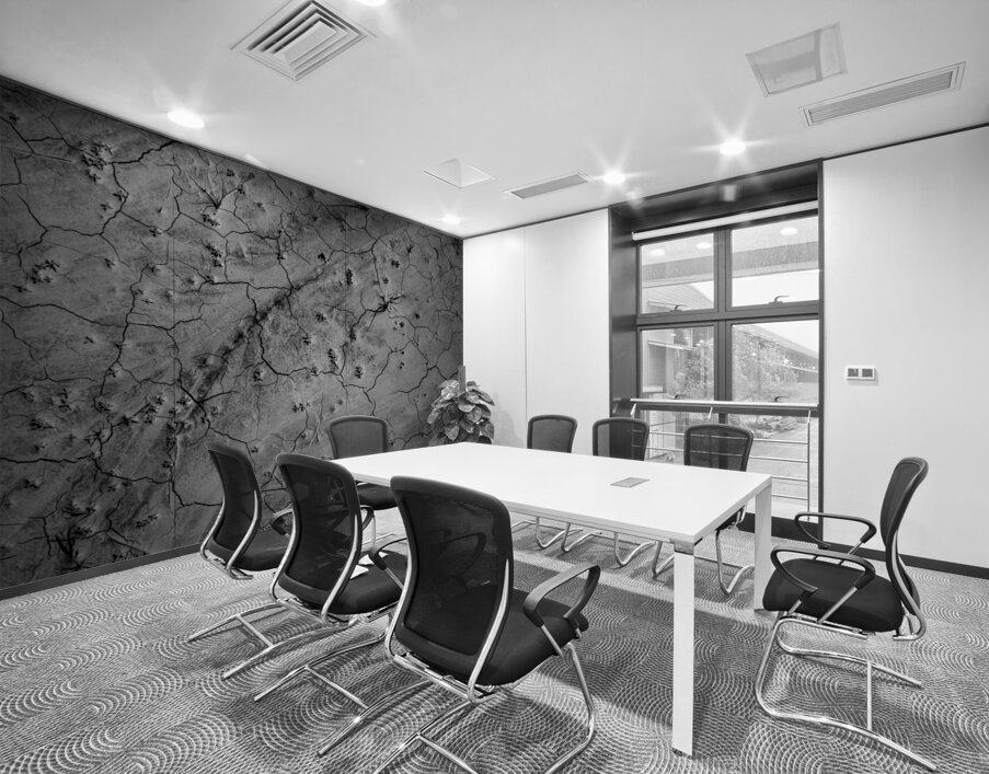 Deserted Elegance: Unearthing Natural Patterns in the Badlands Wall Printing