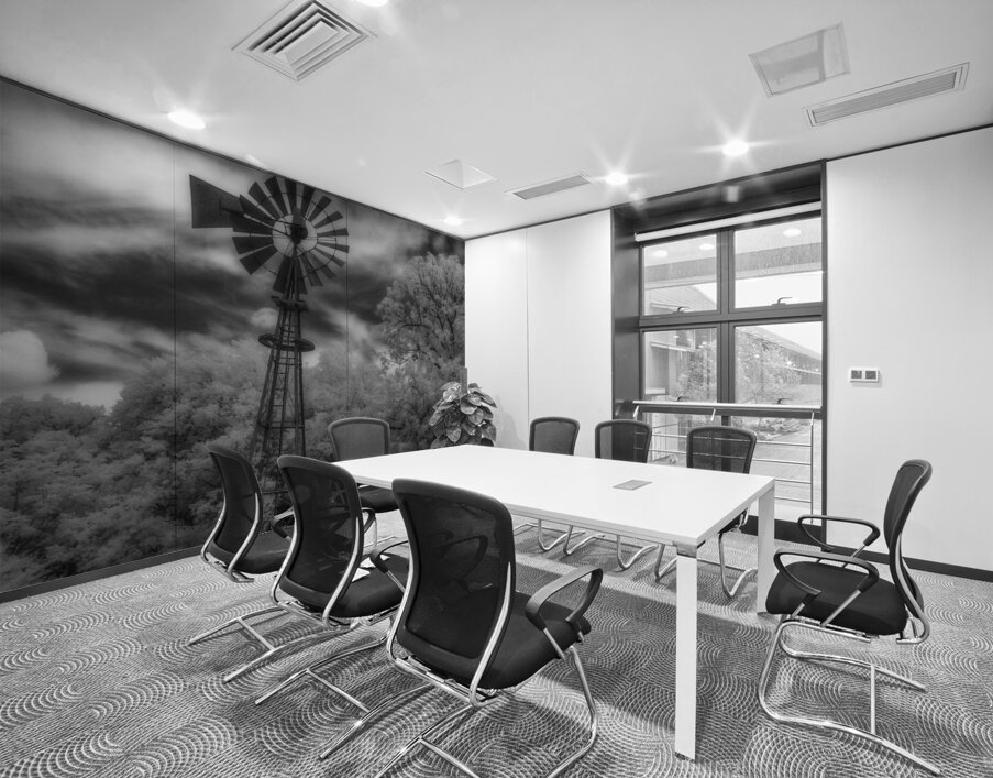 Windmill Whispers: A Gentle Breeze Wall Printing