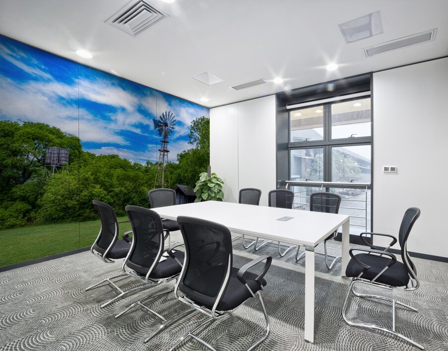 Windmill Whispers: Timeless Windmill Charm Wall Printing