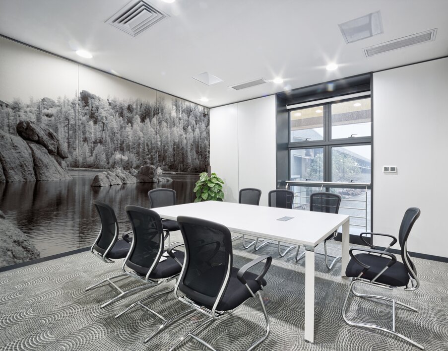 Majestic Pine Island: Capturing Sylvan Lakes Beauty Wall Printing