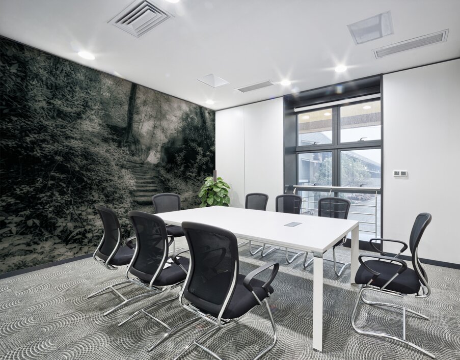 Enchanted Path: A Rain-Kissed Journey in Natural Bridge State Park Wall Printing