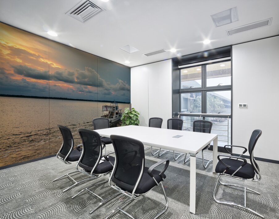 Sunset Sails: Beauforts Canvas of Romance Wall Printing