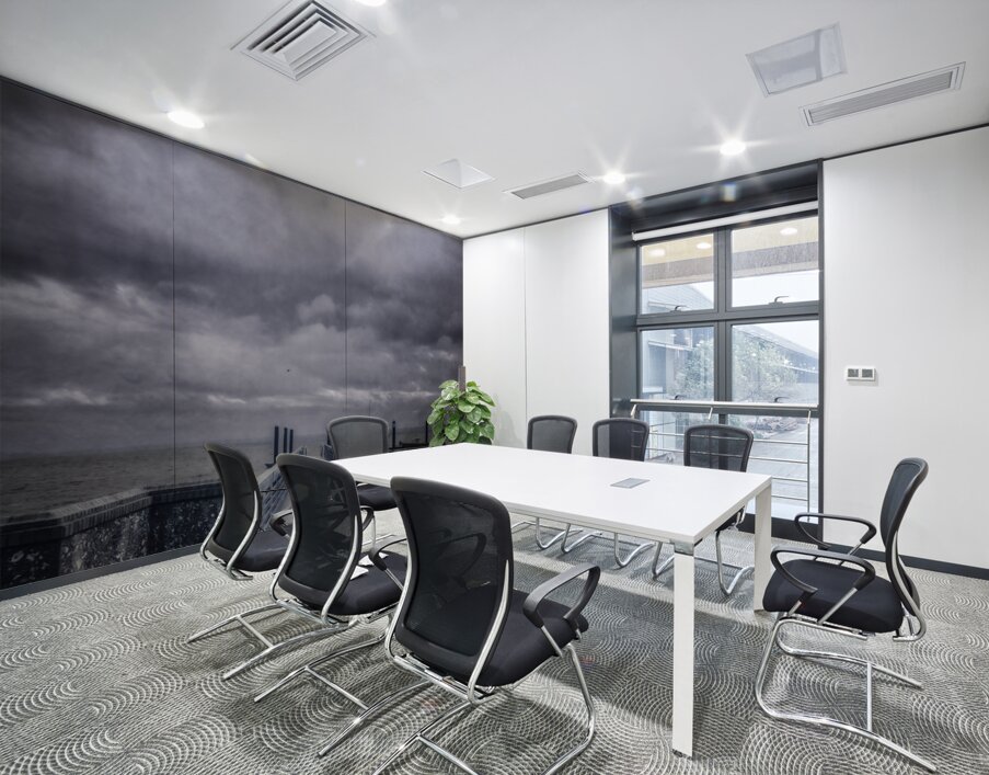 Pier Perspectives: Moody Sky Gazes Over Saint Marys Georgia Riv Wall Printing