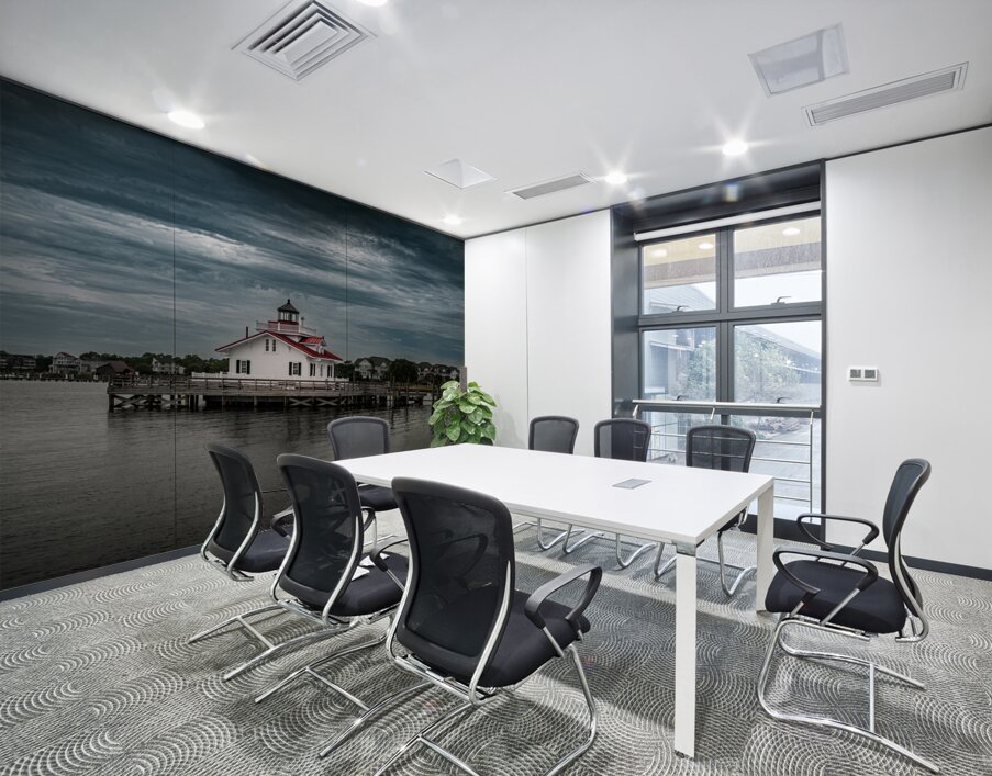 Whispers of Light: Finding Solace at Manteo Lighthouse Wall Printing