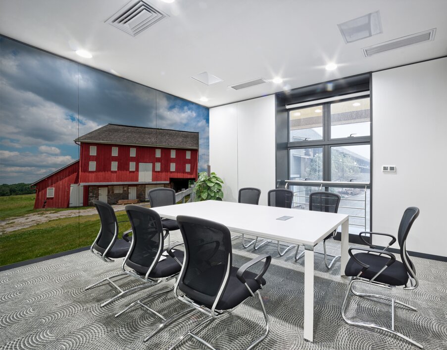 The Sherfy Barn: Rustic Red Retreat Wall Printing