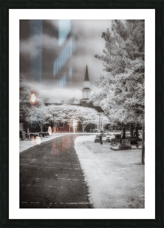 Spiritual Splendor - A Journey with Dramatic Peace Picture Frame print