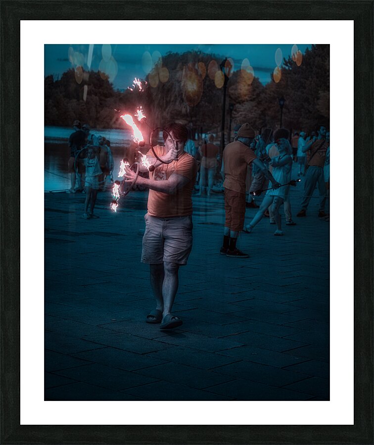 Radiant Dusk Ritual Picture Frame print