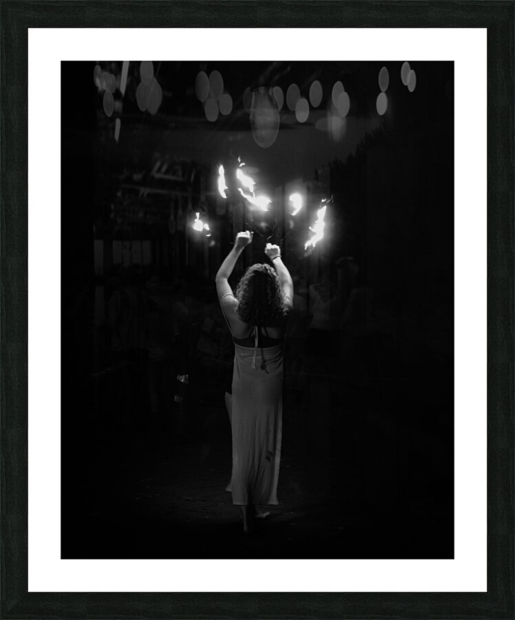 Torchlit Enigma Picture Frame print