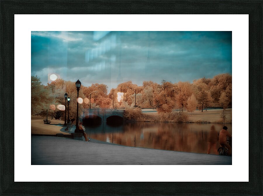 Reflections of Golden Calm Picture Frame print