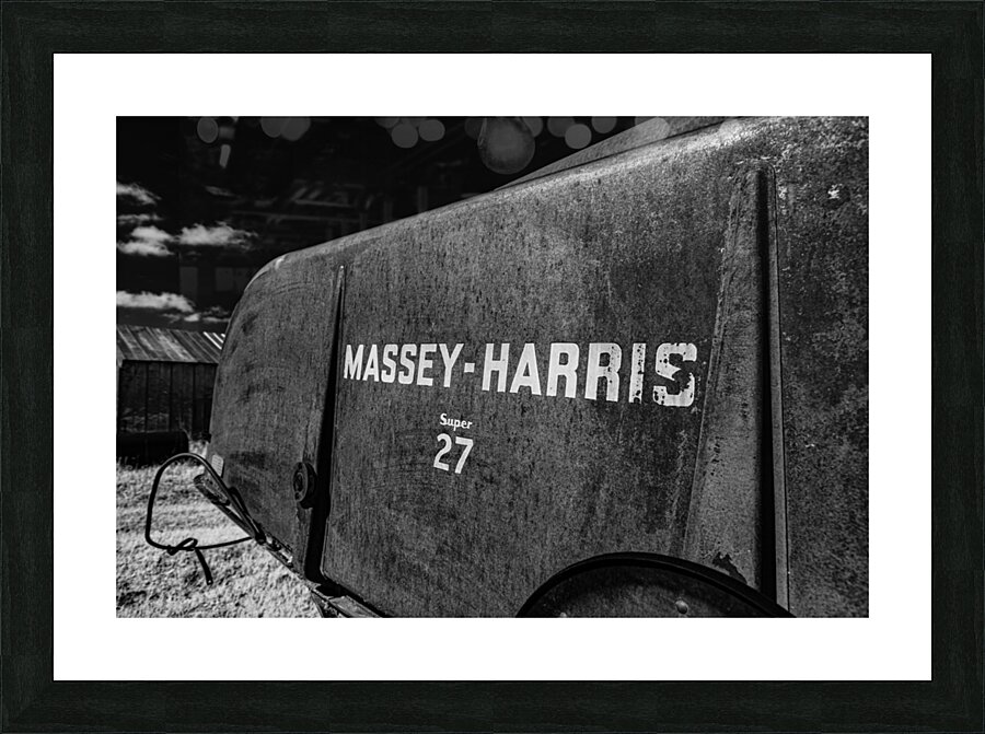 Rustic Relic - Massey-Harris Picture Frame print