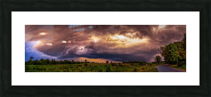 Tempest Over Gettysburg Picture Frame print