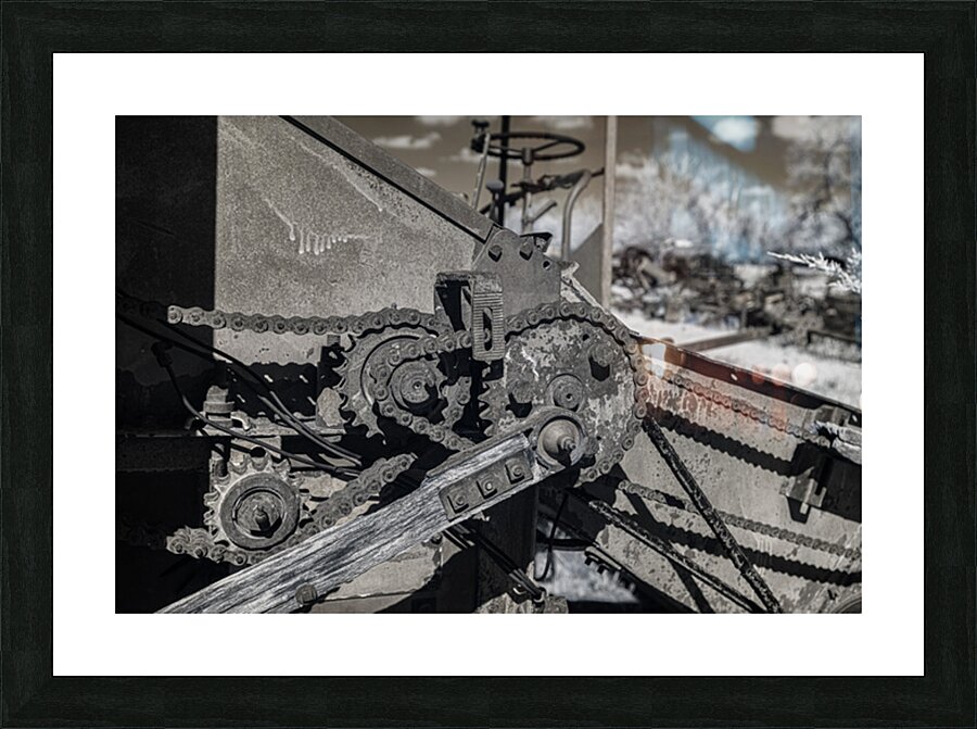 Rustic Relic   Gears Picture Frame print