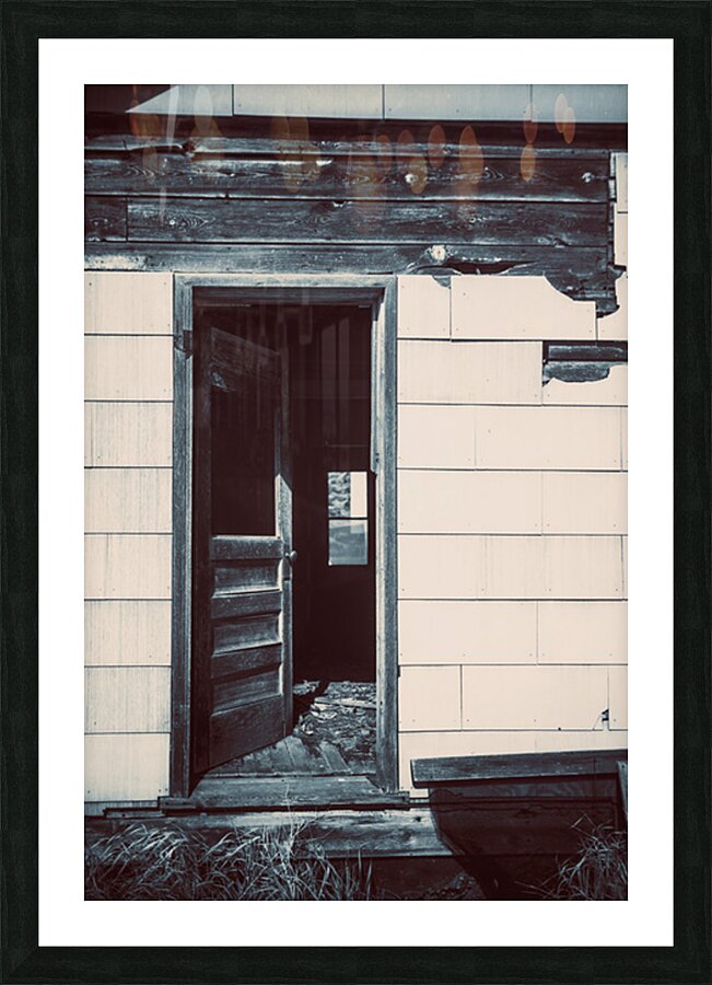 Nebraska Farm Door  2 Picture Frame print