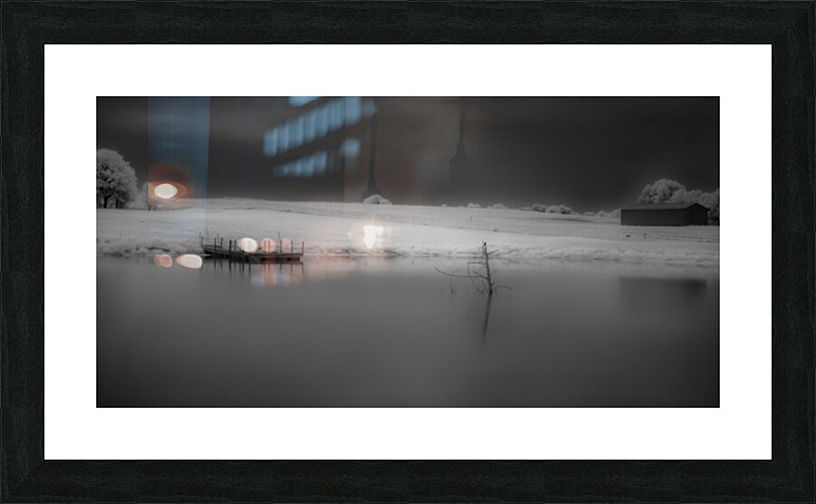 Quietude by the Lake Picture Frame print