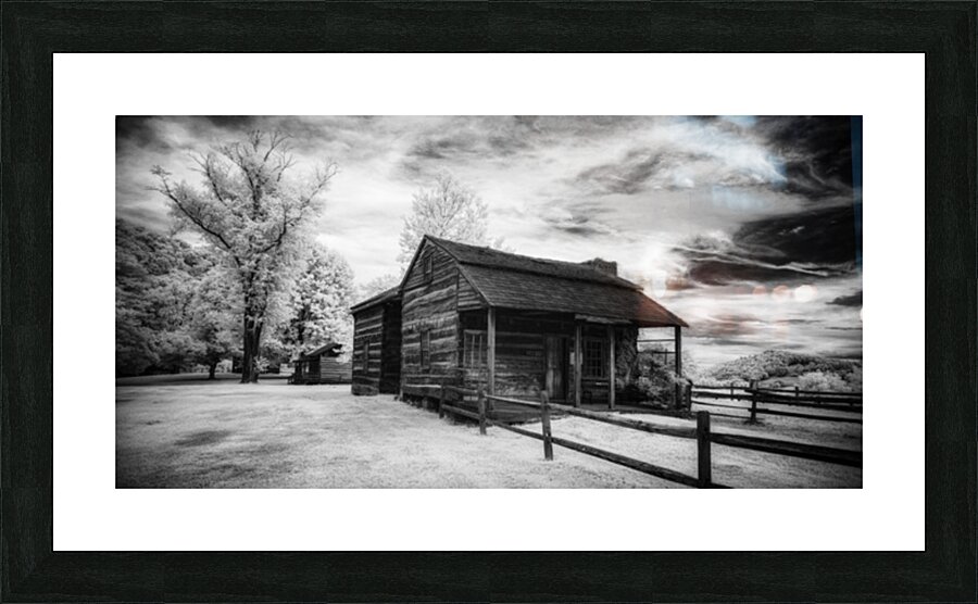 Stairway to History: Stonewalls Ascension Homestead Picture Frame print