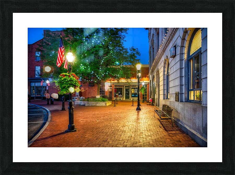 Small Town Serenity Picture Frame print