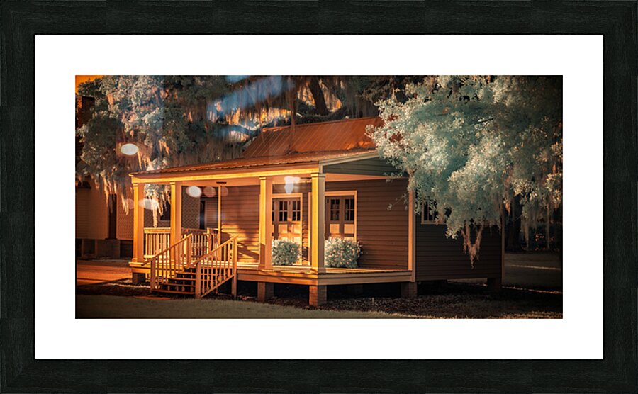 Cabin Glow Picture Frame print