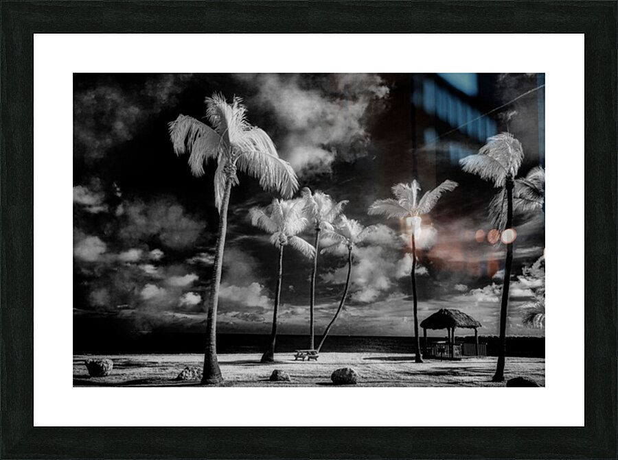 Tiki Picnic Picture Frame print