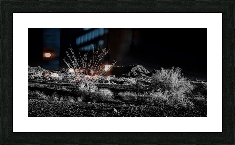 Deserts Silent Play of Light and Shadow Picture Frame print