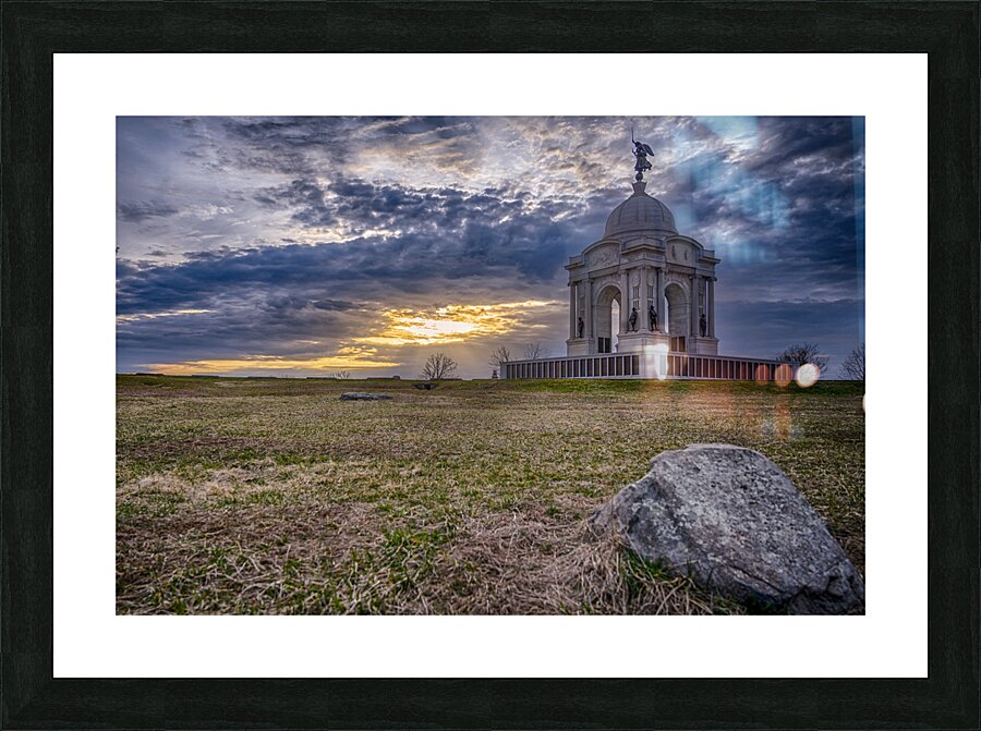 Guardian at Sunset Picture Frame print