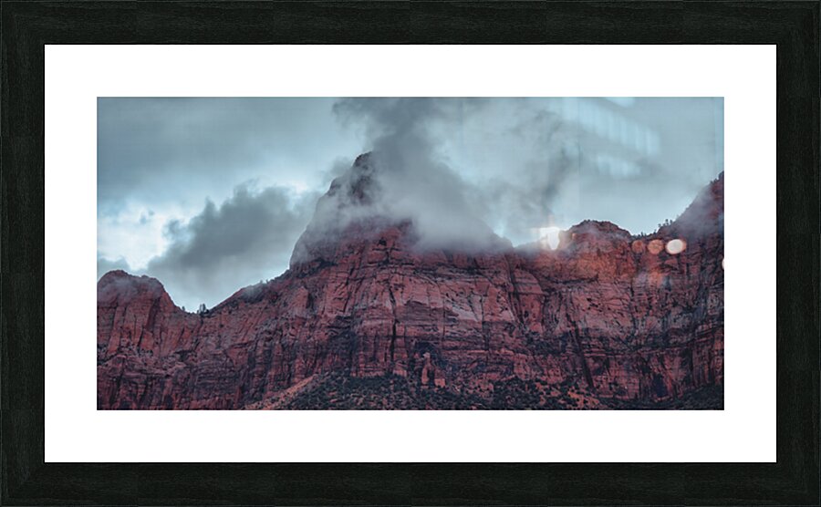 Veiled Mountain Majesty Picture Frame print