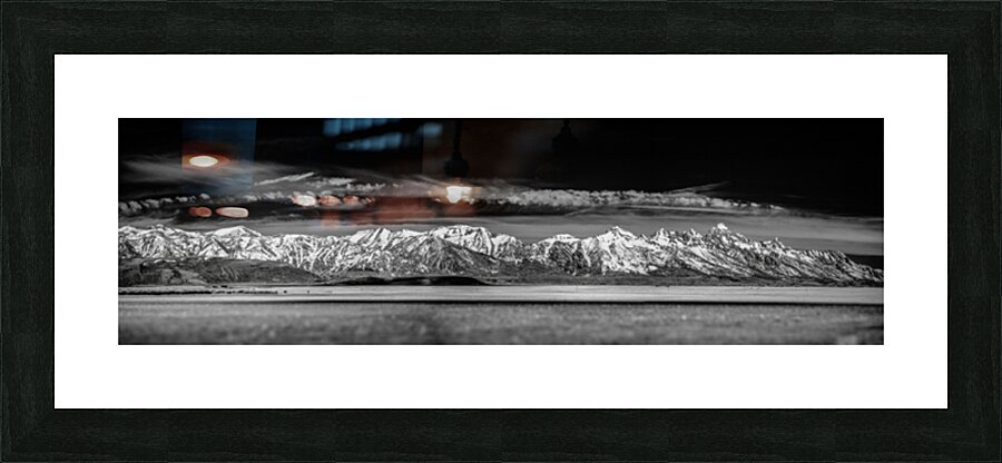 Winters Crown Picture Frame print